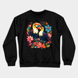 Toucan Couple Valentine Crewneck Sweatshirt